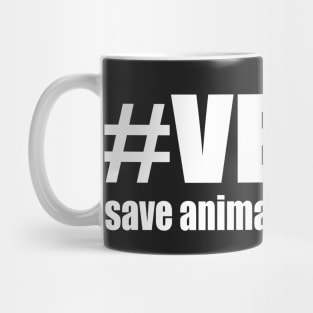 Hashtag Vegan Save Animals Eat Plants Mug